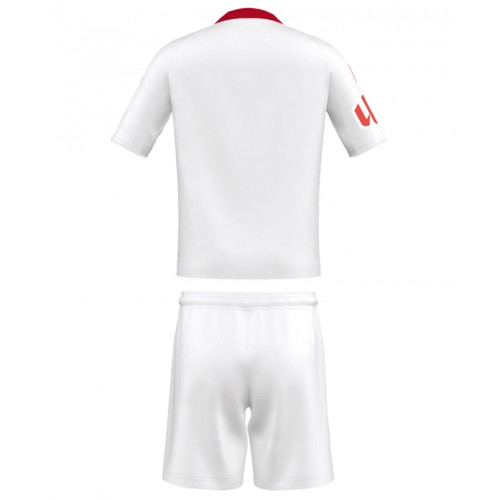 Sevilla Prima Maglia Bambino 2025-26 Manica Corta (+ Pantaloni corti)
